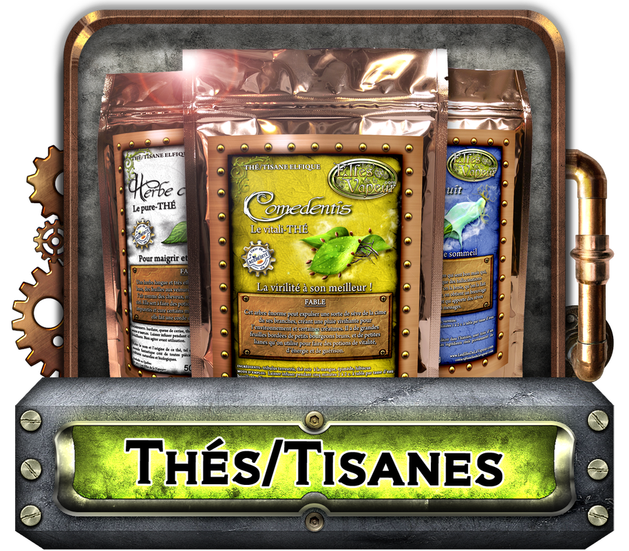 thé/tisane - les elfes de la vapeur
